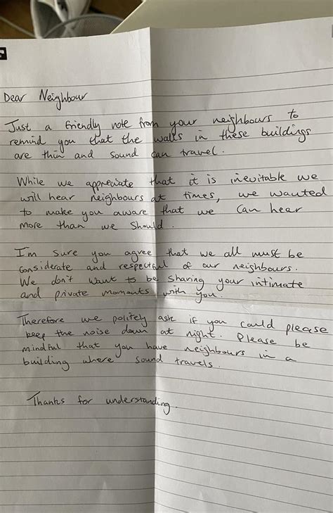 neighbour sends man ‘mortifying sex note the courier mail