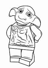 Harry Potter Lego Dobby Coloring Pages Printable Categories sketch template