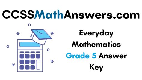 everyday mathematics grade  answer key everyday math  grade
