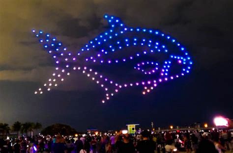 drones  put  bigger improved night shows  pompano
