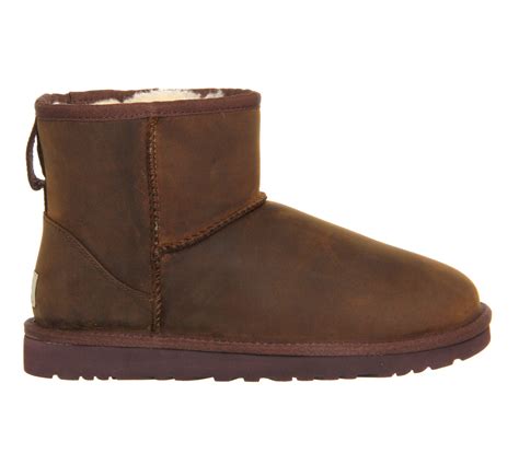 ugg classic mini boots  brown chestnut lyst