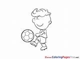 Coloring Soccer Pages Pass Player Football Sheet Title sketch template
