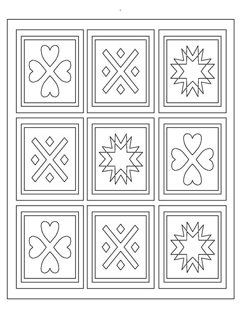 quilt coloring pages preschool google search pattern coloring pages