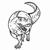Dinosaur Coloring Pages Cute Printable Kids sketch template