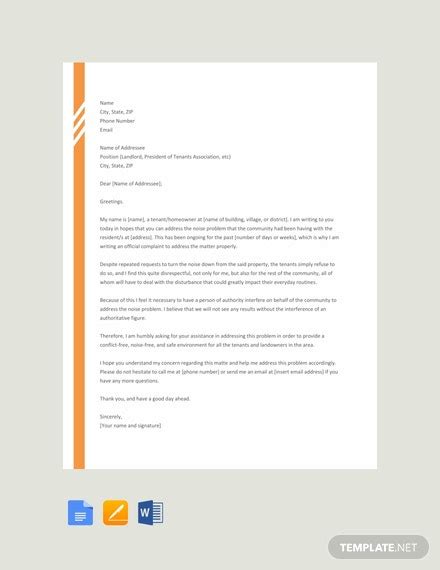 complaint letter  manager template   letters