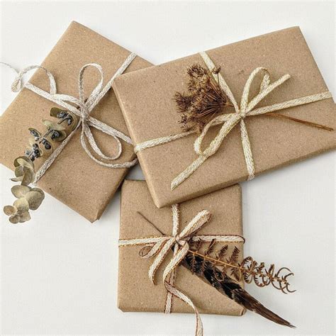 recycled matt brown kraft wrapping paper   danes