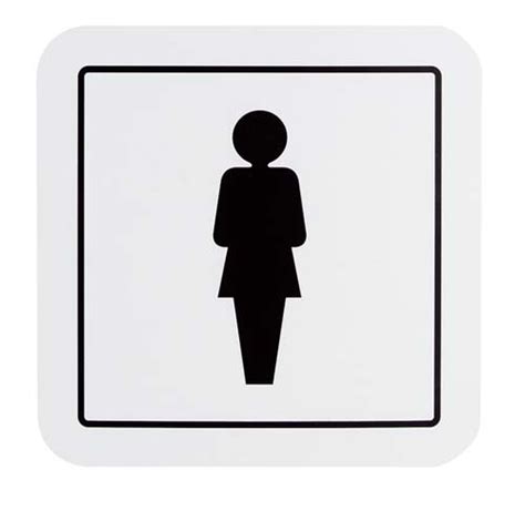 ladies symbol sign signs displays posters  p lennard