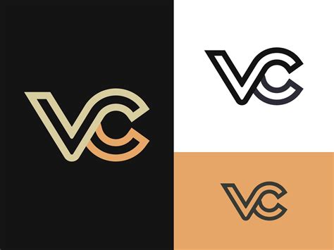vc logo initial logo design  sabuj ali  dribbble