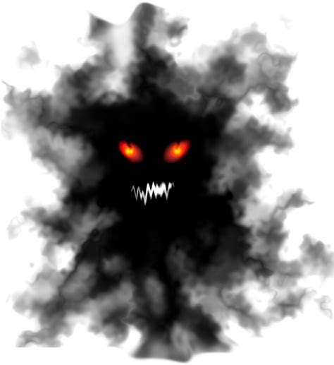 scary smoke face halloween dark light creature  illustration hd transparent png