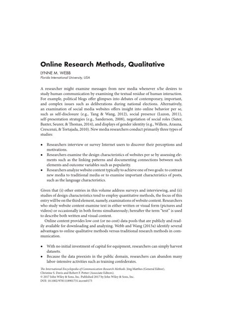 research methods qualitative
