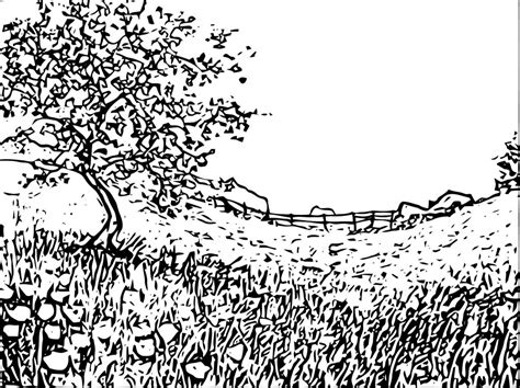 landscape coloring pages wecoloringpagecom