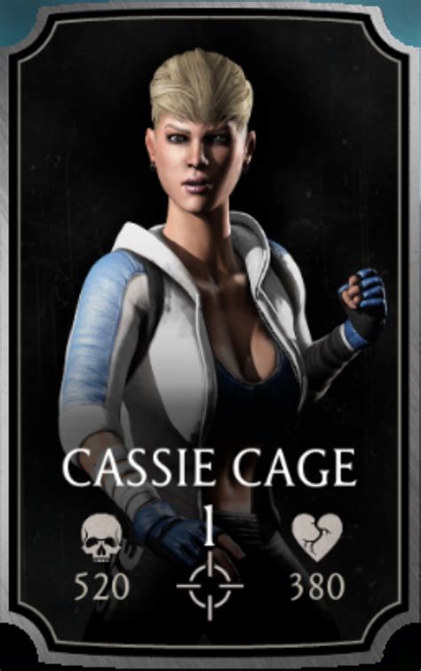 Cassie Cage Standard Mortal Kombat Mobile Wikia Fandom