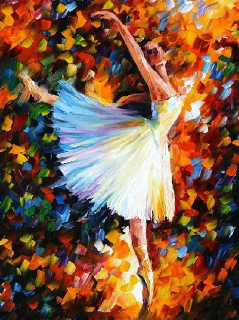 beautiful painting home decor ballet dancer colorful oil paintings canvas abstract modern fine