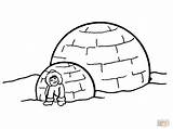 Igloo Inuit Colorare Coloriage Iglu Eskimo Kolorowanki Ausmalbilder Disegno Iglú Ausmalbild Supercoloring Eschimese Eskimos Meglio Coloriages Pagine Gratuits Concernant Bambino sketch template