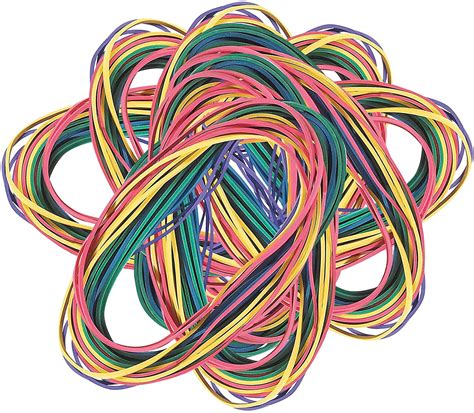 multicolor extra large rubber bands assorted mixed color rubber