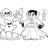 count dracula coloring pages surfnetkids