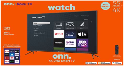 onn   roku tv manual