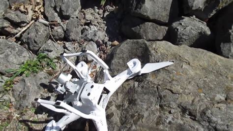 dji phantom  pro drone  water crash   dried    flew  day youtube
