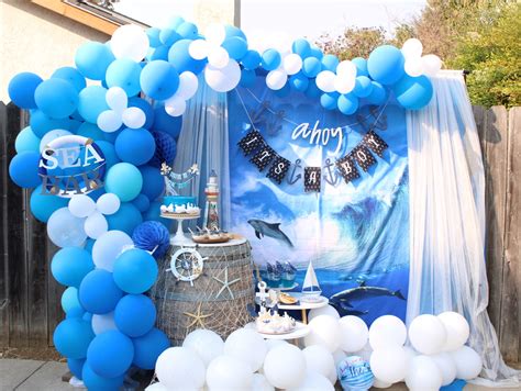 ahoy   boy nautical baby shower party design styling