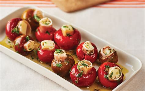 cherry peppers stuffed with prosciutto and provolone