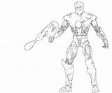 Crimson Dynamo sketch template