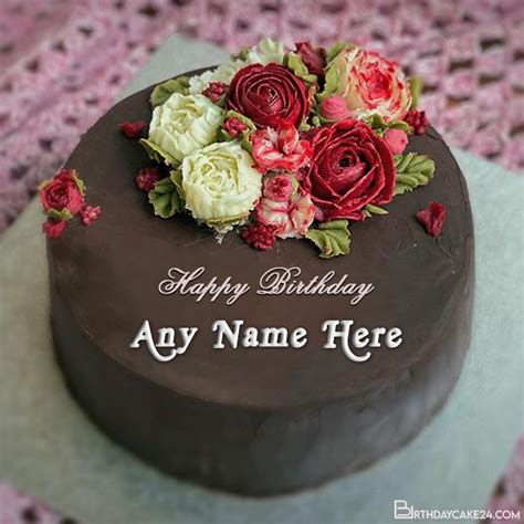 sweet chocolate happy birthday wishes cake   edit