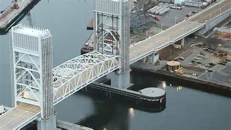 fore river bridge reopens  traffic  malfunction nbc boston