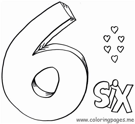 number  coloring page clip art library