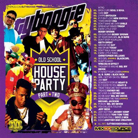 dj ty boogie old school house party pt 2 mix cd 80 s and 90 s