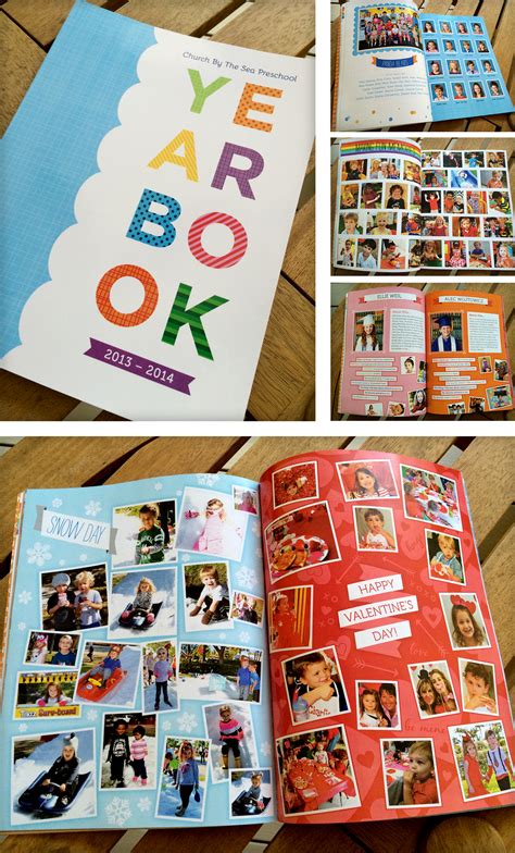 preschool yearbook  behance