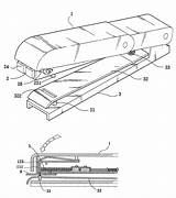 Stapler Structure Drawing Patents sketch template