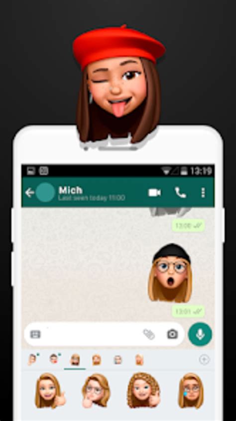 emoji stickers  whatsapp fuer android