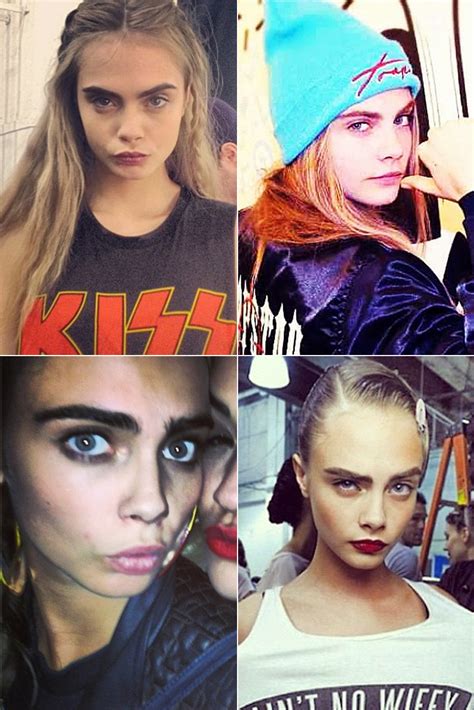 the many faces of cara delevingne