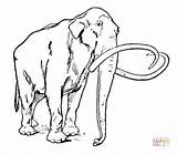 Mammoth Woolly Colorare Mammut Wooly Preistorici Supercoloring Peloso sketch template