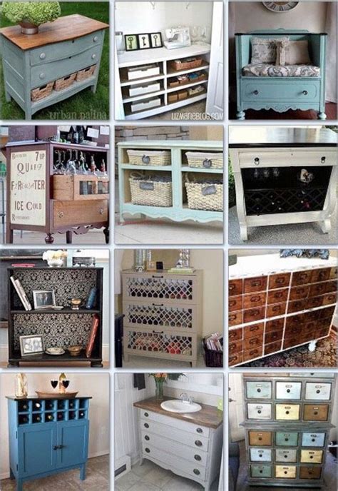 clever ways to repurpose a dresser 👍🏻 ️👍🏻 repurposed furniture redo