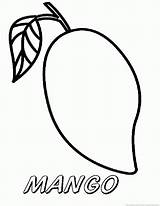 Coloring Mango Pages Clipart Printable Color Sketch Library Popular Clip Coloringhome Onlinecoloringpages sketch template