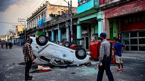 Cuba Culpa A Estados Unidos De Protestas Bloqueo De Estados Unidos Es