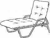 Chair Coloring Beach Lawn Pages Drawing Getdrawings Getcolorings sketch template