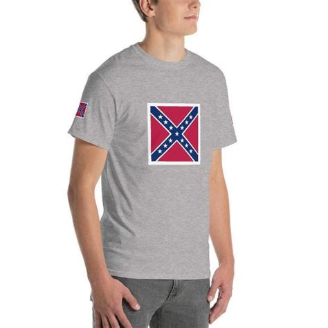 rebel flag short sleeve t shirt