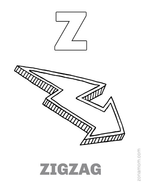 printable alphabet coloring pages zonamom