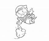 Coloring Pages Lucas Earthbound Template Ness sketch template