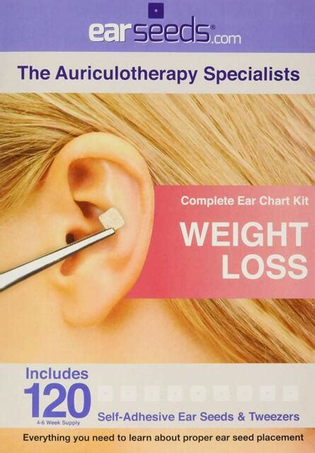 Weight Loss Complete Ear Chart Kit Work With Your Body To Help You Lose