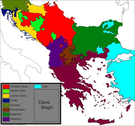 ethnic map   balkan peninsula  serbiandinosaur  deviantart