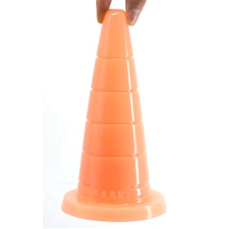 New Dildo Traffic Cone Shape Anal Plug Large Butt Dong 18 2cm Length 6