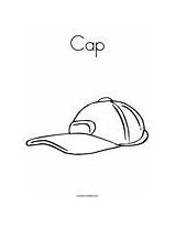 Coloring Cap Hat Change Template sketch template