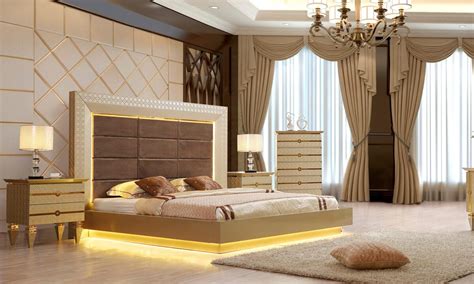 glam belle silver cal king bedroom set pcs contemporary homey design