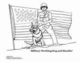 Coloring Dog Army Military Pages Dogs Working Handler Colouring Navy Boys Printable Kids Print Online Soldier Sheets Men Shepherd German sketch template