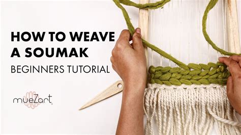 weave  soumak tutorial  beginners weaving basics youtube