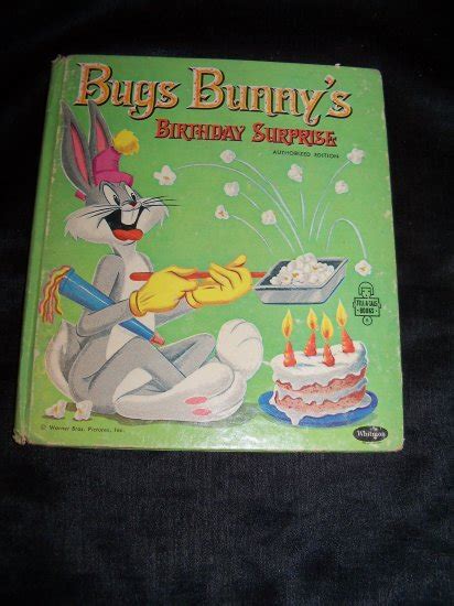 vintage bugs bunny s birthday surprise tell a tale whitman book by theresa