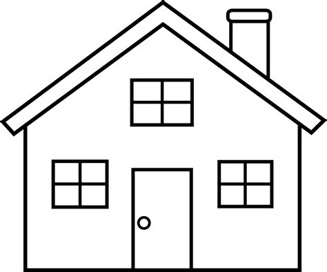 house  art  clip art house clipart simple house